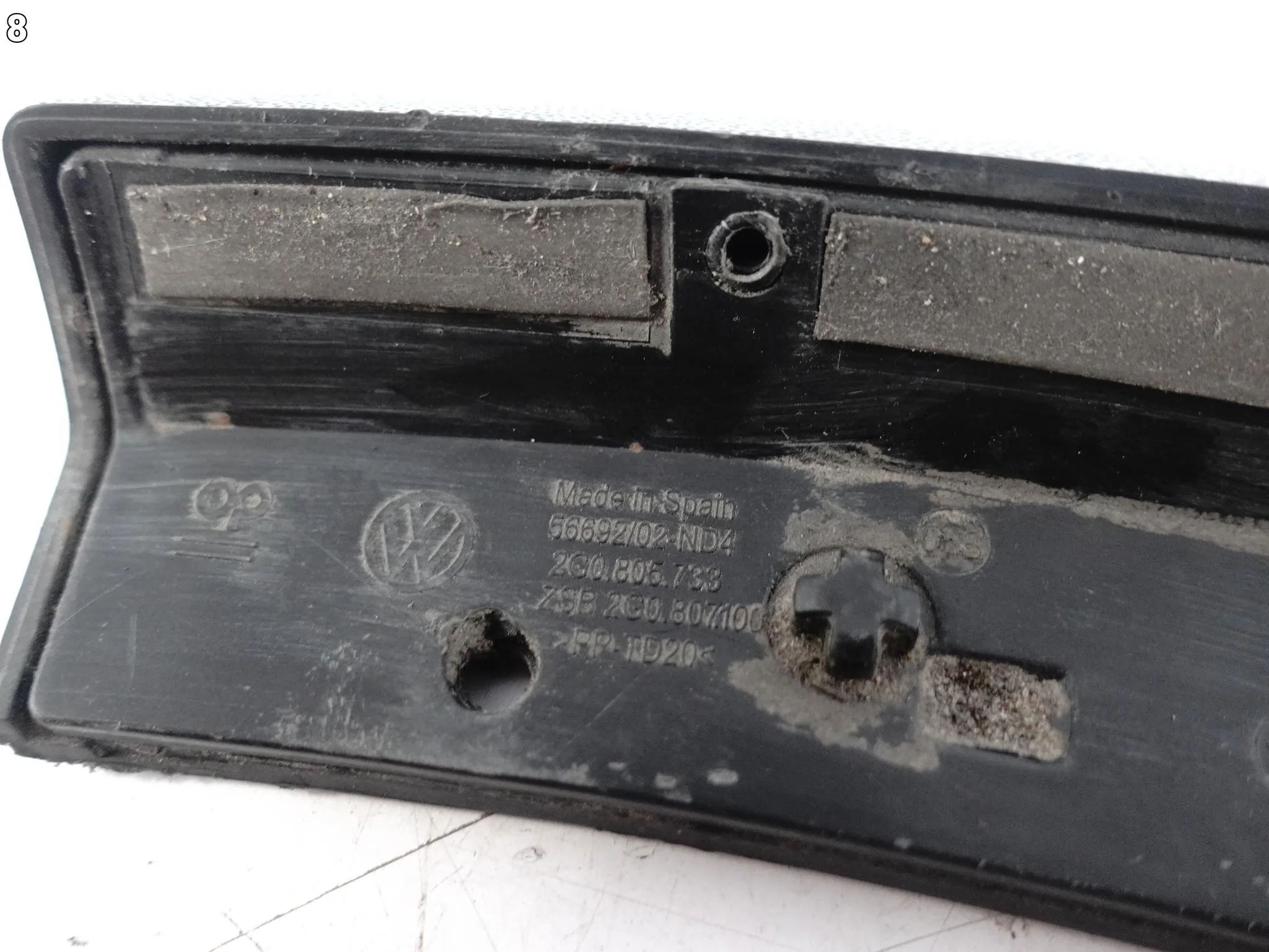 VW POLO VI 2G0 R-LINE LIFT 21- SPOILER LISTWA DOKŁADKA W ZDERZAK PRZÓD LEWA 3f2063ac9d6db08f420021c073d644cd