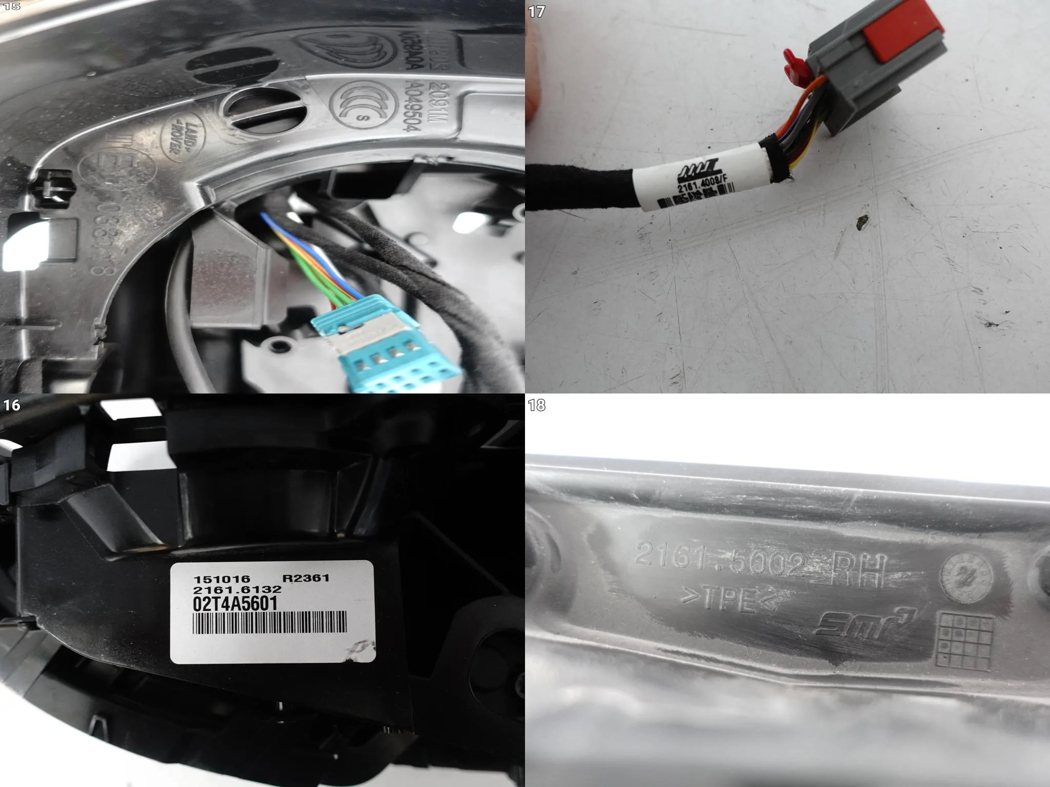 RANGE ROVER VELAR L560 17- LUSTERKO PRAWE KIERUNKOWSKAZ 16 PIN + KAMERA EU 5cd31dcc58be336446855796f6536352