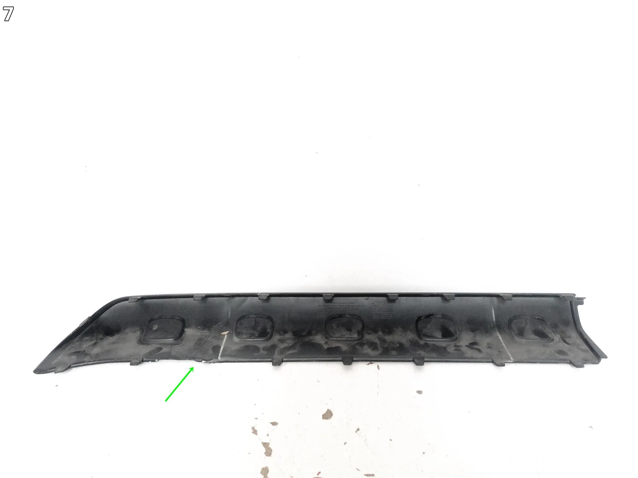 MERCEDES G-KLASA G63 W463 63 AMG LIFT 18-24 SPOILER DOKŁADKA ZDERZAK PRZÓD 927598a1a1a37d1a540784944b82f798