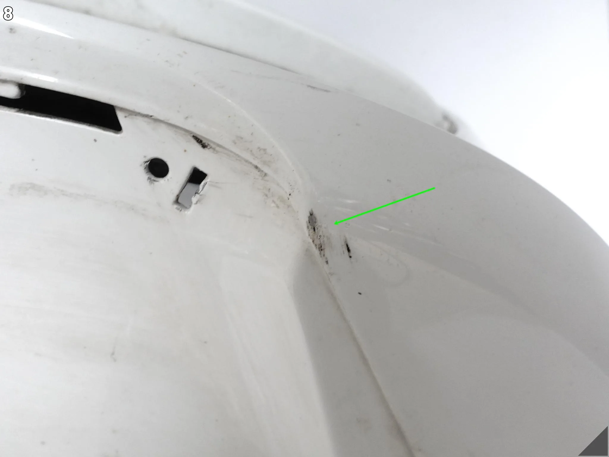 PORSCHE 911 997 997.2 LIFT 09-13 ZDERZAK PRZÓD POD SPRYSKI CARRARAWEISS B9A 73ab73e958c22056173d49824a6bf020