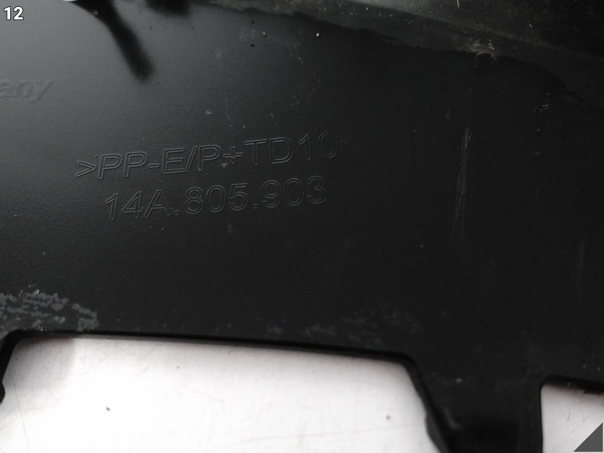 VW ID7 ID.7 14A 23- SPOILER LISTWA DOKŁADKA W ZDERZAK PRZÓD 14A805903 7cee7a33c9834d825fd265e2cebf6ccc