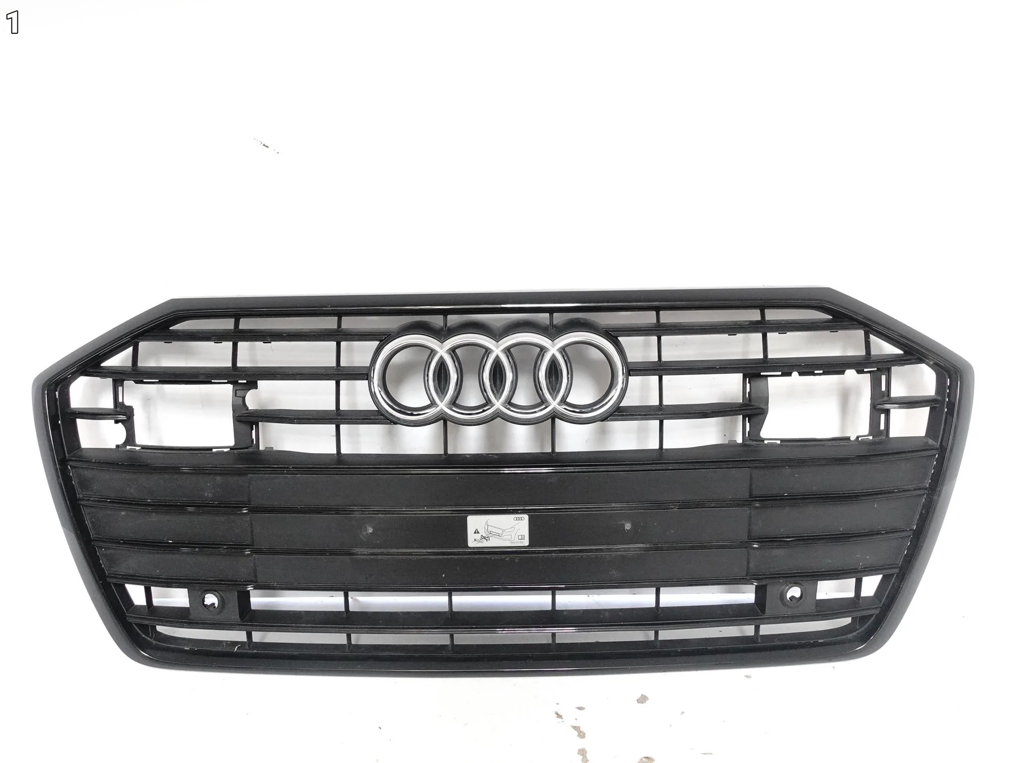 AUDI A6 C8 4K0 S-LINE 18-23 GRILL ATRAPA NIGHT PAKET ACC/PDC BLACK CZARNY 57ab13a5ee7889cb3b7460344d993549