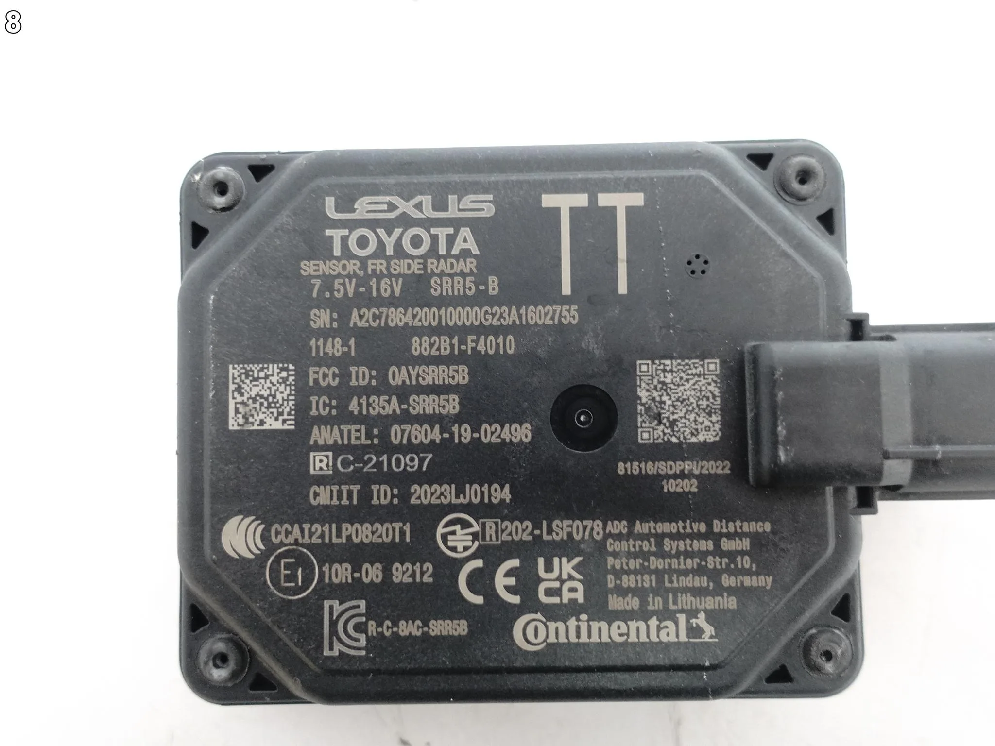 TOYOTA C-HR II AX20 LEXUS LBX AY10 23- CZUJNIK MARTWEGO POLA RADAR PRZÓD d4f995e586043c472950a73ed51918dd