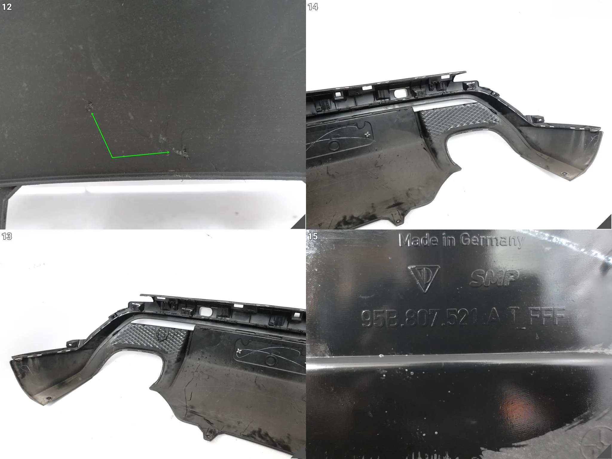 PORSCHE MACAN 95B GTS (II LIFT) 21- ZDERZAK SPOILER DYFUZOR DOKŁADKA TYŁ 1f4ceb86c965edea35d79213db4bba90