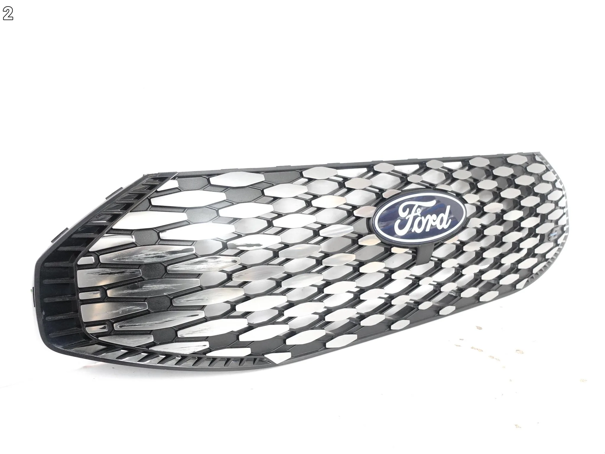 FORD E-TRANSIT CUSTOM E-TOURNEO 23- GRILL ATRAPA KRATKA W ZDERZAK PRZÓD 93639669c2cba2ca291c4fecfd34ea67