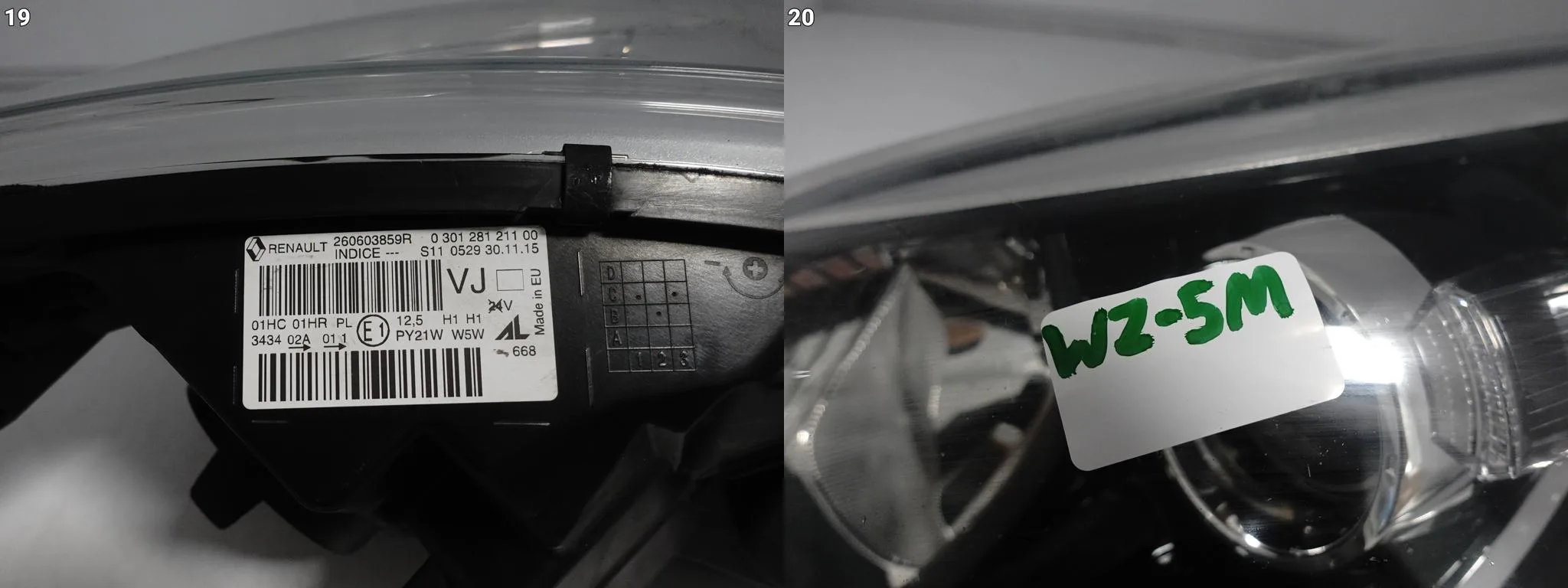 RENAULT CAPTUR J87 13-17 LAMPA LEWA HALOGEN ZWYKŁA H1 PRZÓD EUROPA 17da382055fbe8ea28d4fc6a7ef75345