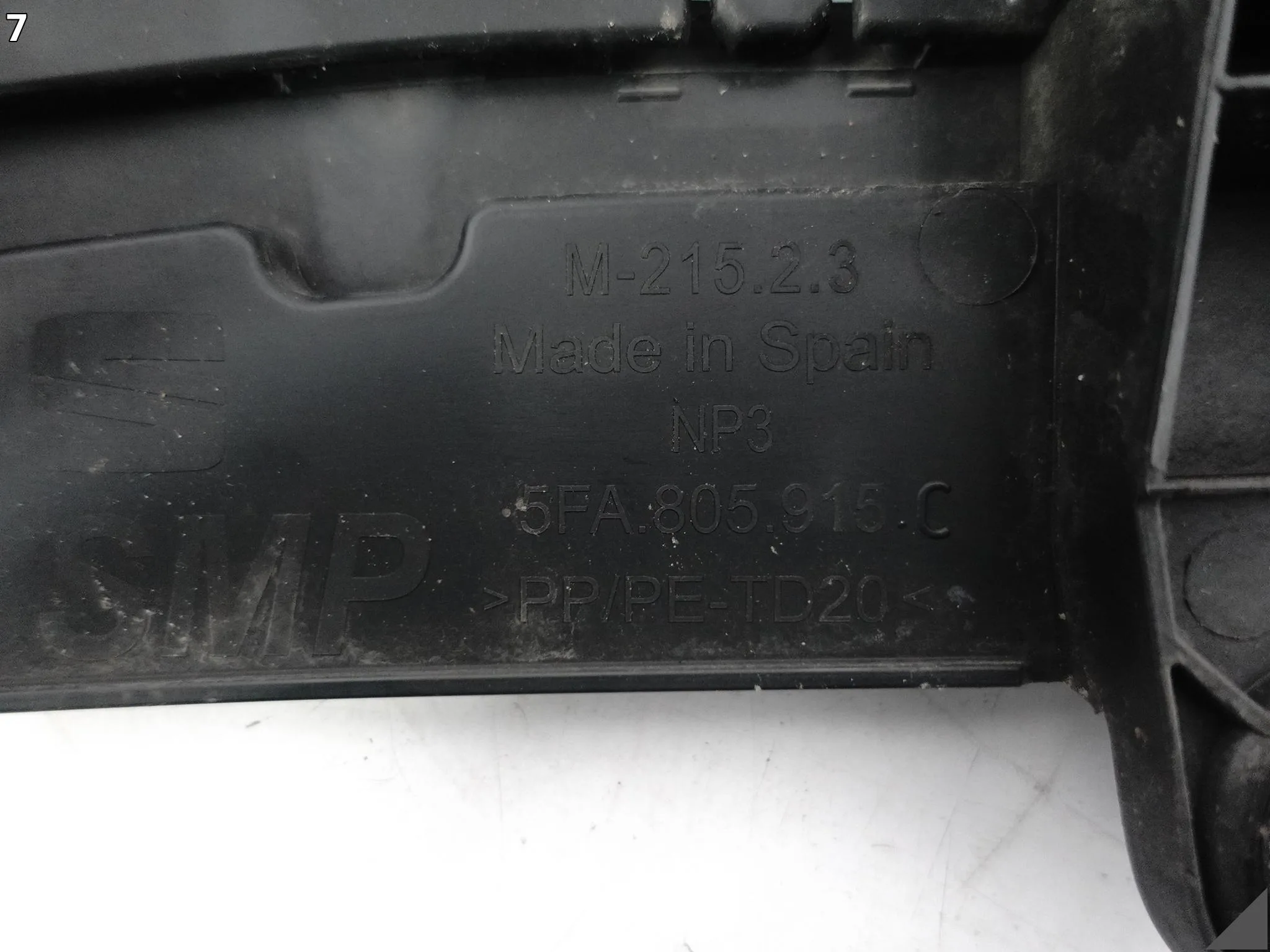 SEAT CUPRA LEON IV 5FA 20- GÓRNA OSŁONA NAKŁADKA PAS ZDERZAK PRZÓD ORG cd95037d5c4b835a695188c9e371b0a9