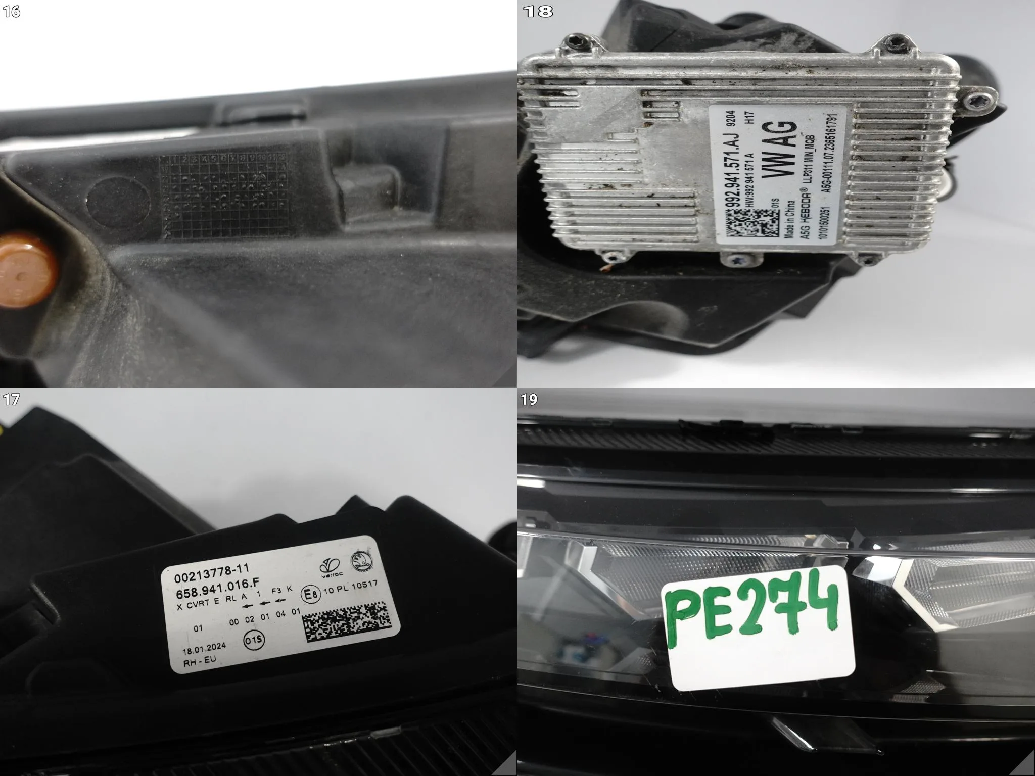 SKODA KAMIQ 685 19-23 LAMPA FULL LED CRYSTAL LIGHTING PRAWA PRZÓD EU + MODUŁ a7d4493116769308347cb26746a3666c