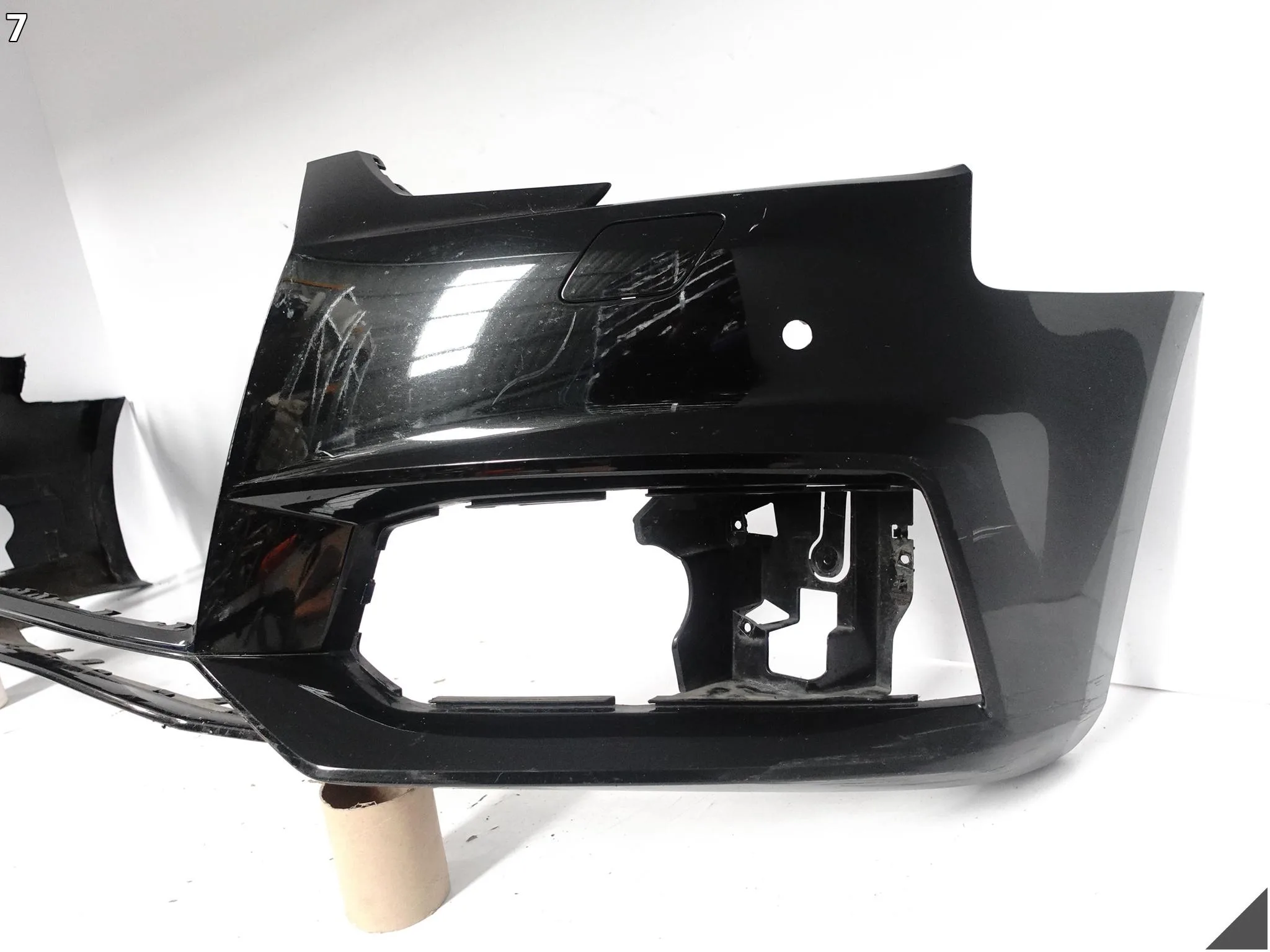 AUDI A4 S4 B9 8W0 S-LINE 15-19 ZDERZAK BUMPER PRZÓD (SPRYSKI / 4xPDC) d99532254e656e932162d51d6865683a