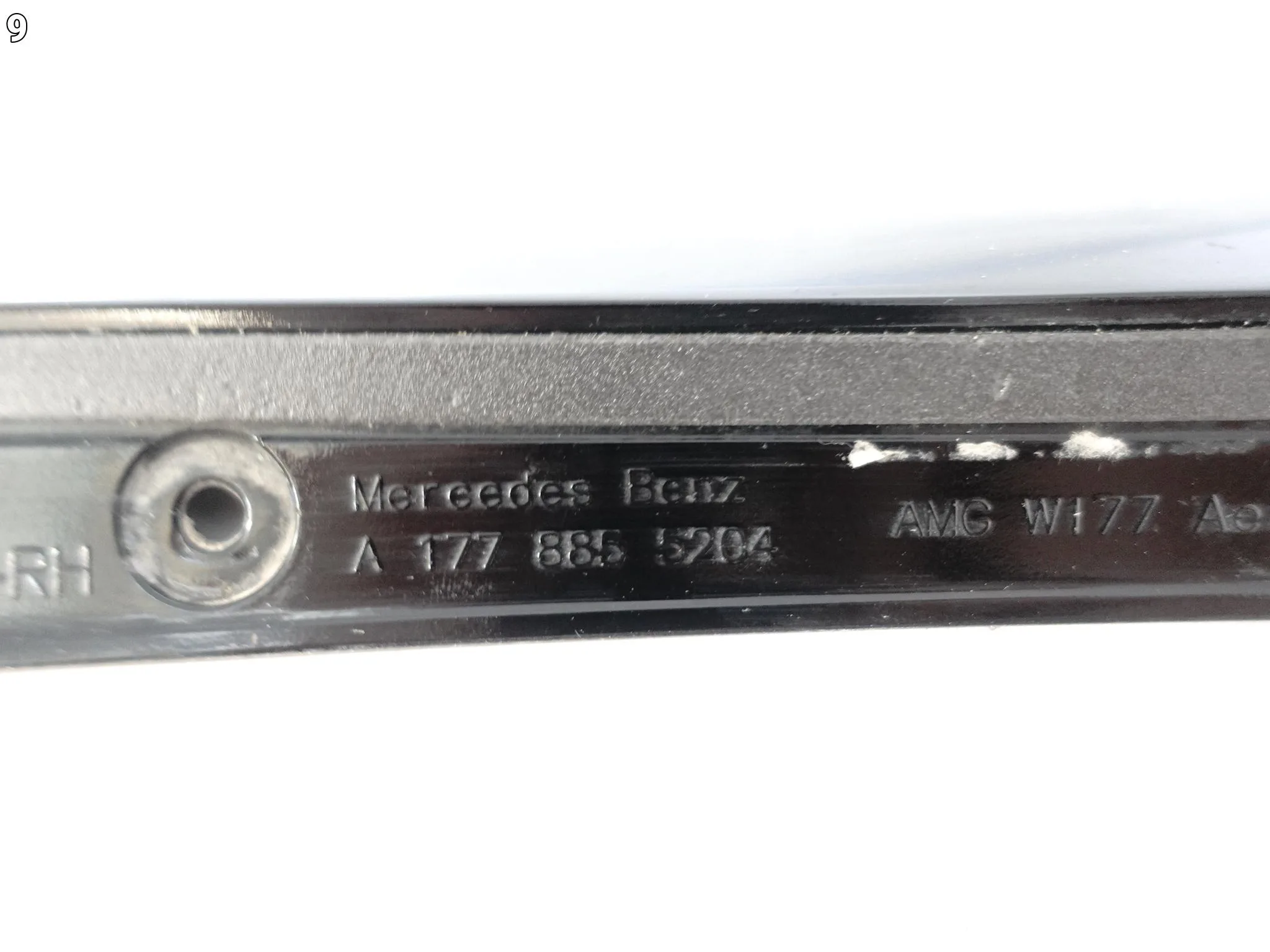 MERCEDES A-KLASA W177 45 A45 AMG AERO 18- SPOILER LISTWA W ZDERZAK PRZÓD R d7cdb952ac434282bd53cc1e88a97531