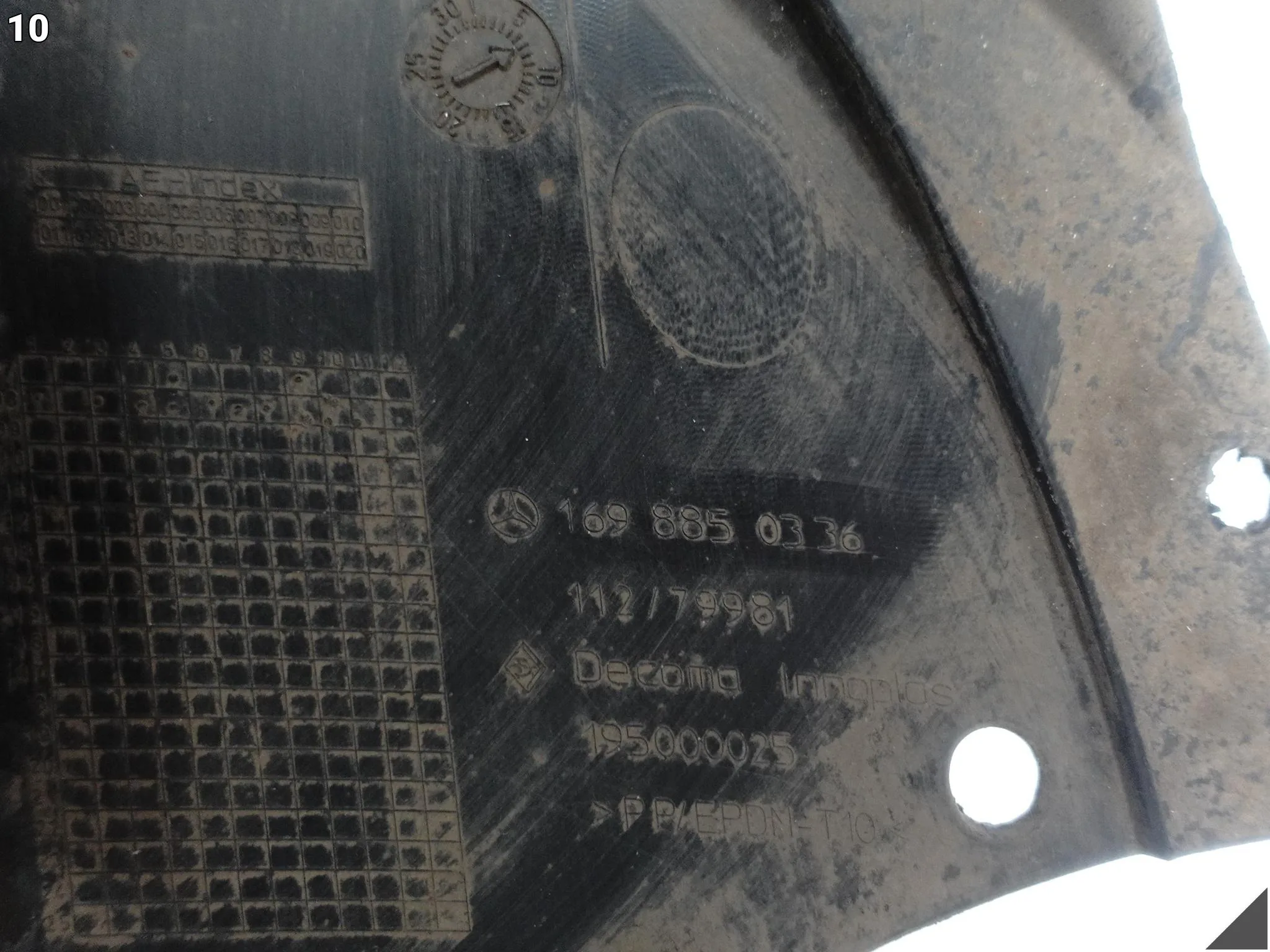 MERCEDES A-KLASA W169 B-KLASA W245 LIFT 08- OSŁONA SPOILER ZDERZAK PRZÓD fb742ef945526258d51e443e6c49e6c8