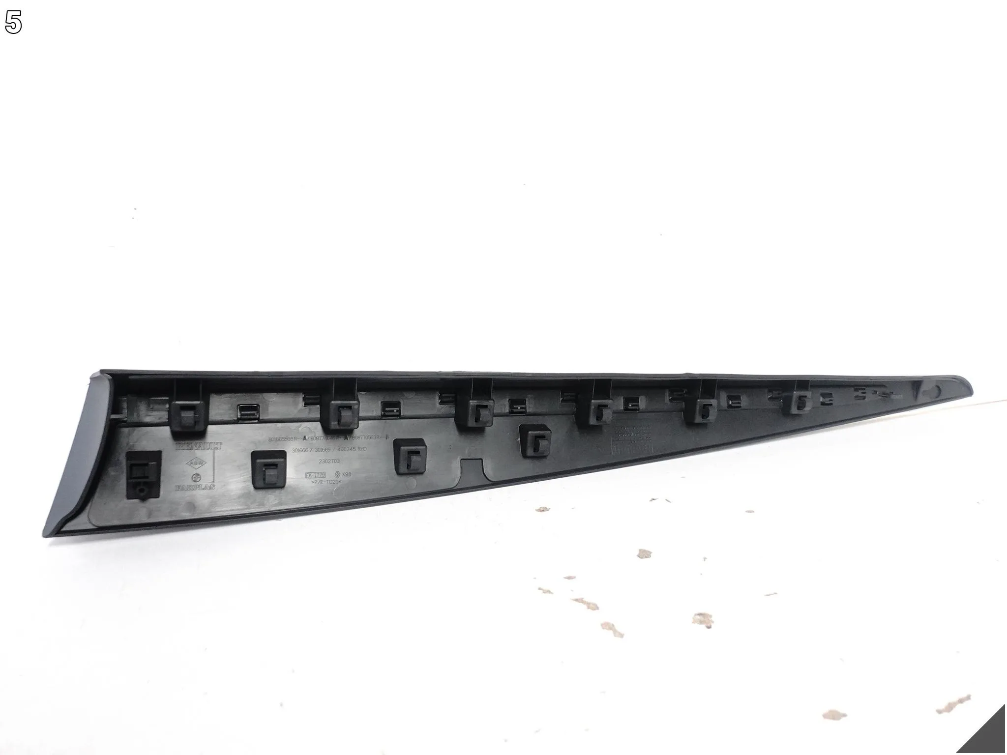 RENAULT CLIO 4 IV X98 LIFT 12-20 DOLNA LISTWA NAKŁADKA NA DRZWI PRZÓD PRAWA 6f826a93e10595fd424a57ddcf0af48f