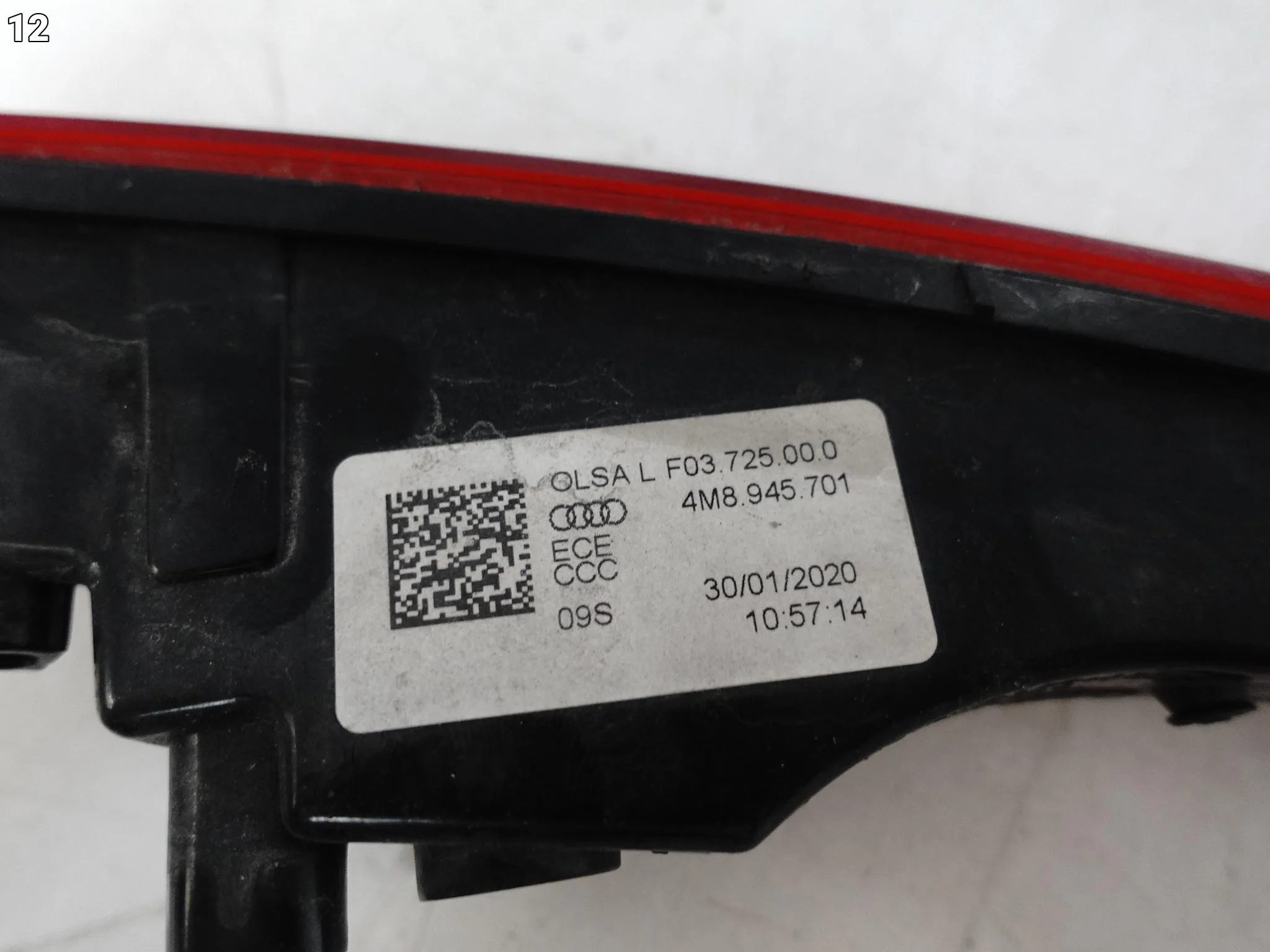 AUDI Q8 SQ8 RSQ8 4M8 18- LAMPA PRZECIWMGIELNA LED W ZDERZAK TYŁ LEWA EU 0fb3b3dd138a779659a5a4020d5087bc