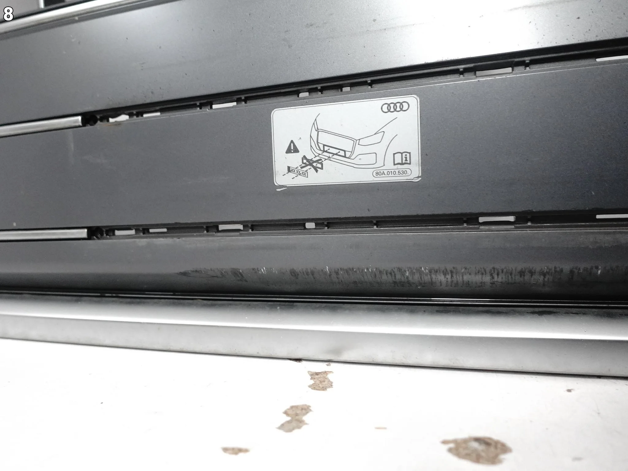 AUDI Q5 80A II FY S-LINE 17-21 GRILL ATRAPA W ZDERZAK PRZÓD CHROM (PDC) d19666b18c52f4c689604f22d8fb3c3a