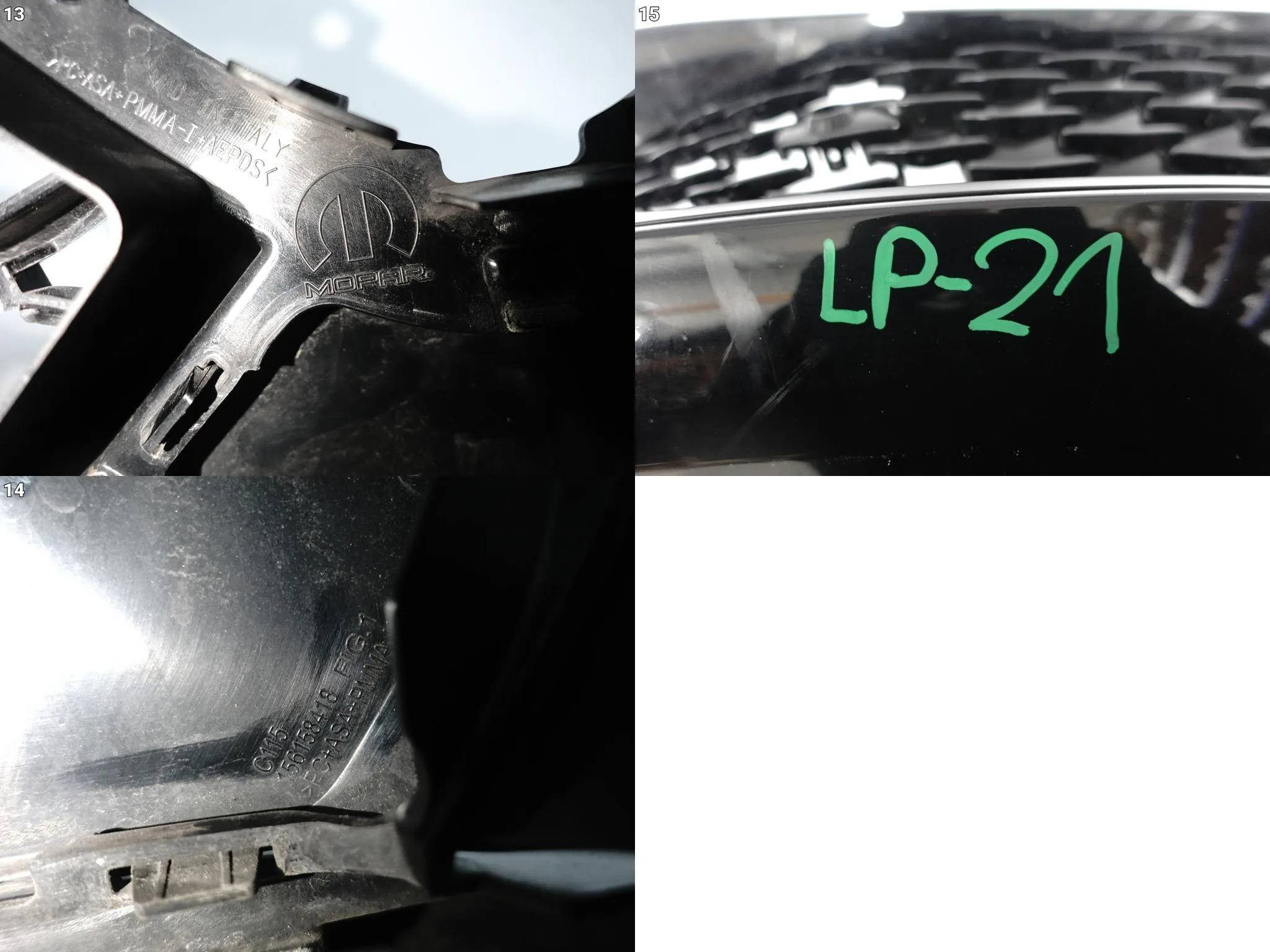 ALFA ROMEO TONALE 965 22- GRILL ATRAPA KRATKA W ZDERZAK PRZÓD (PDC) 5ac705ec8d05ee57b9282e2e74380356