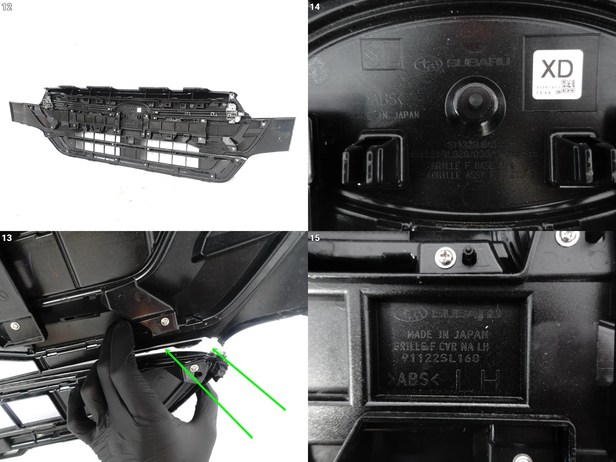 SUBARU FORESTER VI 6 SL 25- GRILL ATRAPA KRATKA W ZDERZAK PRZÓD cb6333ca31ae346cb11f820f0fa8e4e2
