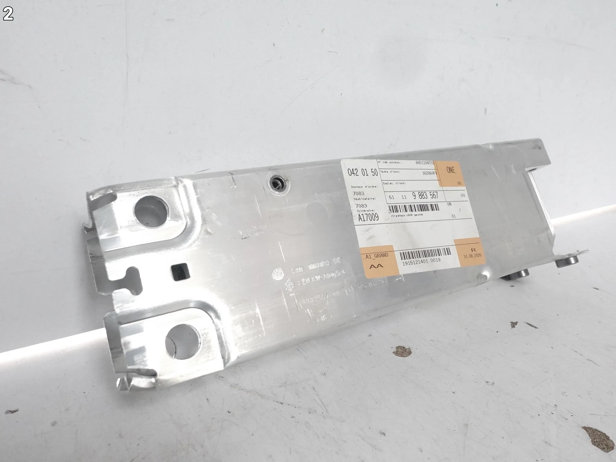 BMW F70 F74 X1 U11 X2 U10 U12 U25 BELKA WSPORNIK STREFA ZGNIOTU LEWA PRZÓD c00335e6edeab7d7e7637c064c1d30b2