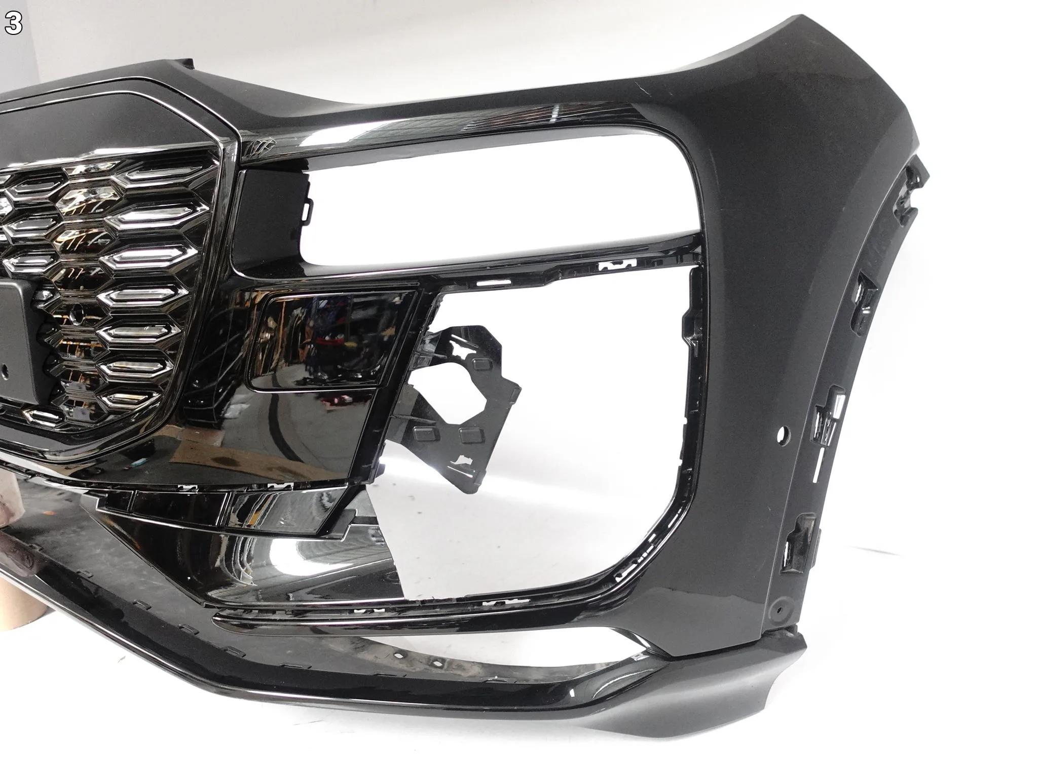 AUDI Q6 SQ6 E-TRON 85H S-LINE 23- ZDERZAK SPOILER GRILL ATRAPA (SPRYSKI/PDC 3d3ede2704d9ef467f05c31d28325051