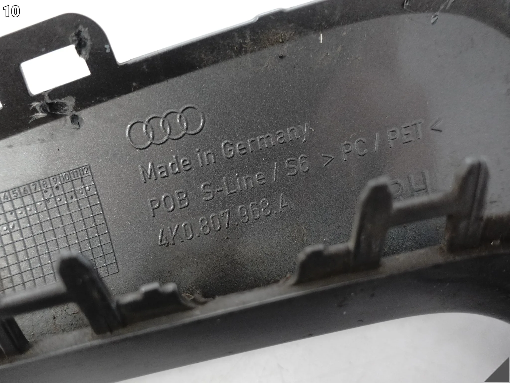 AUDI A6 S6 C8 4K S-LINE 18-23 KRATKA LISTWA SPOILER W ZDERZAK PRZÓD PRAWY 2a0e44a03b36db5d224000f113ad173d