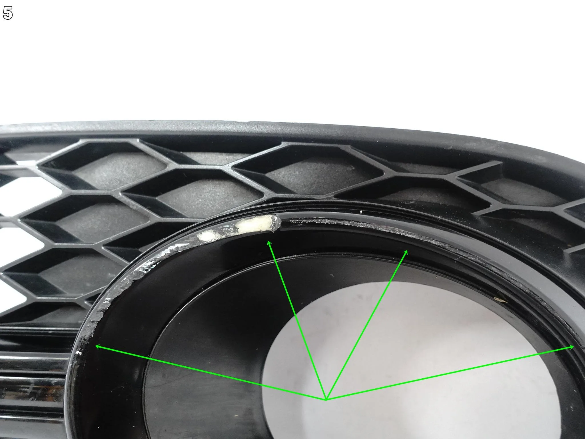 AUDI Q5 S-LINE 8R0 LIFT 12-16 KRATKA ATRAPA LISTWA W ZDERZAK PRZÓD LEWA ORG 35294af2824462da32f17fbc8962203c