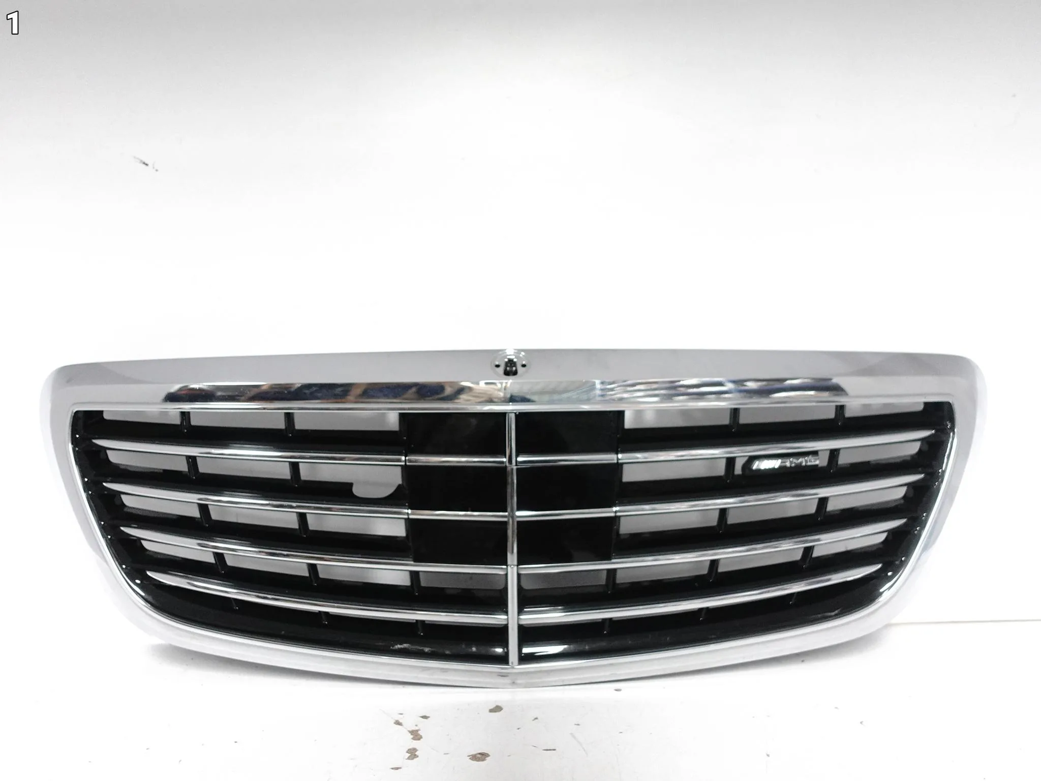 MERCEDES S-KLASA S63 63 W222 AMG 13-17 GRILL ATRAPA KRATKA POD RADAR PRZÓD 24a24c82d96a646667dd991fa623ad22