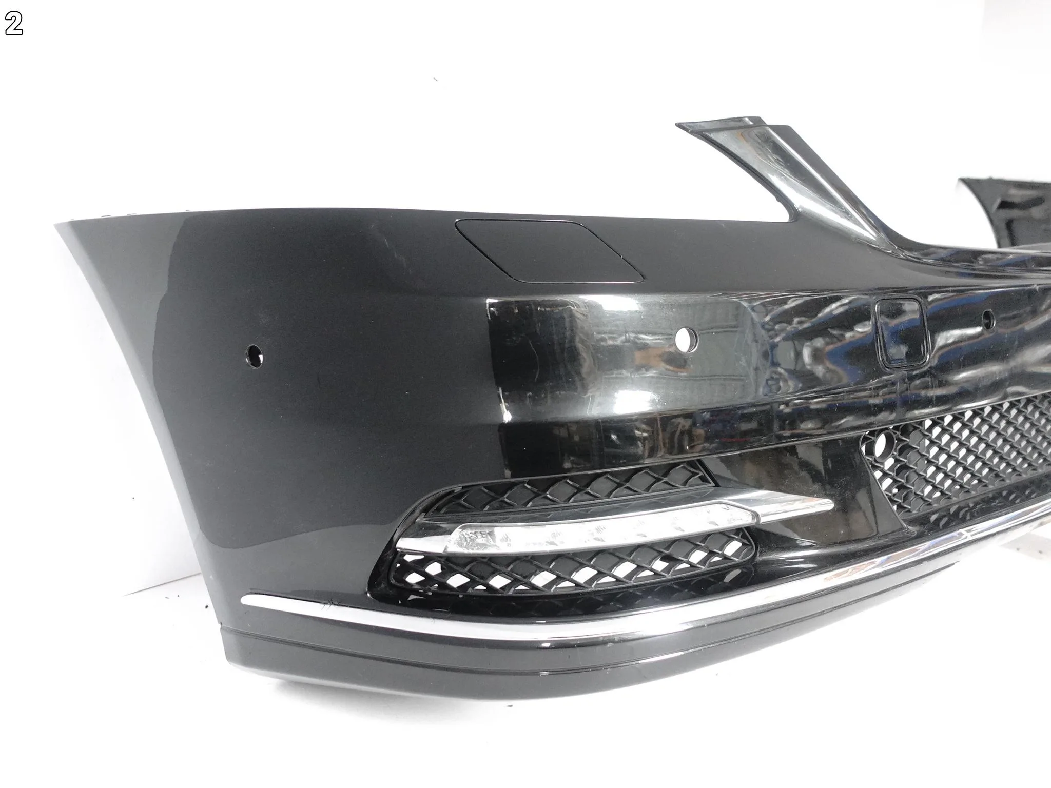 MERCEDES S-KLASA W221 LIFT MOPF 09-13 ATRAPA LED ZDERZAK PRZÓD SPRYSKI/PDC 0982fe1862e94a43bd9eb230ba550f24