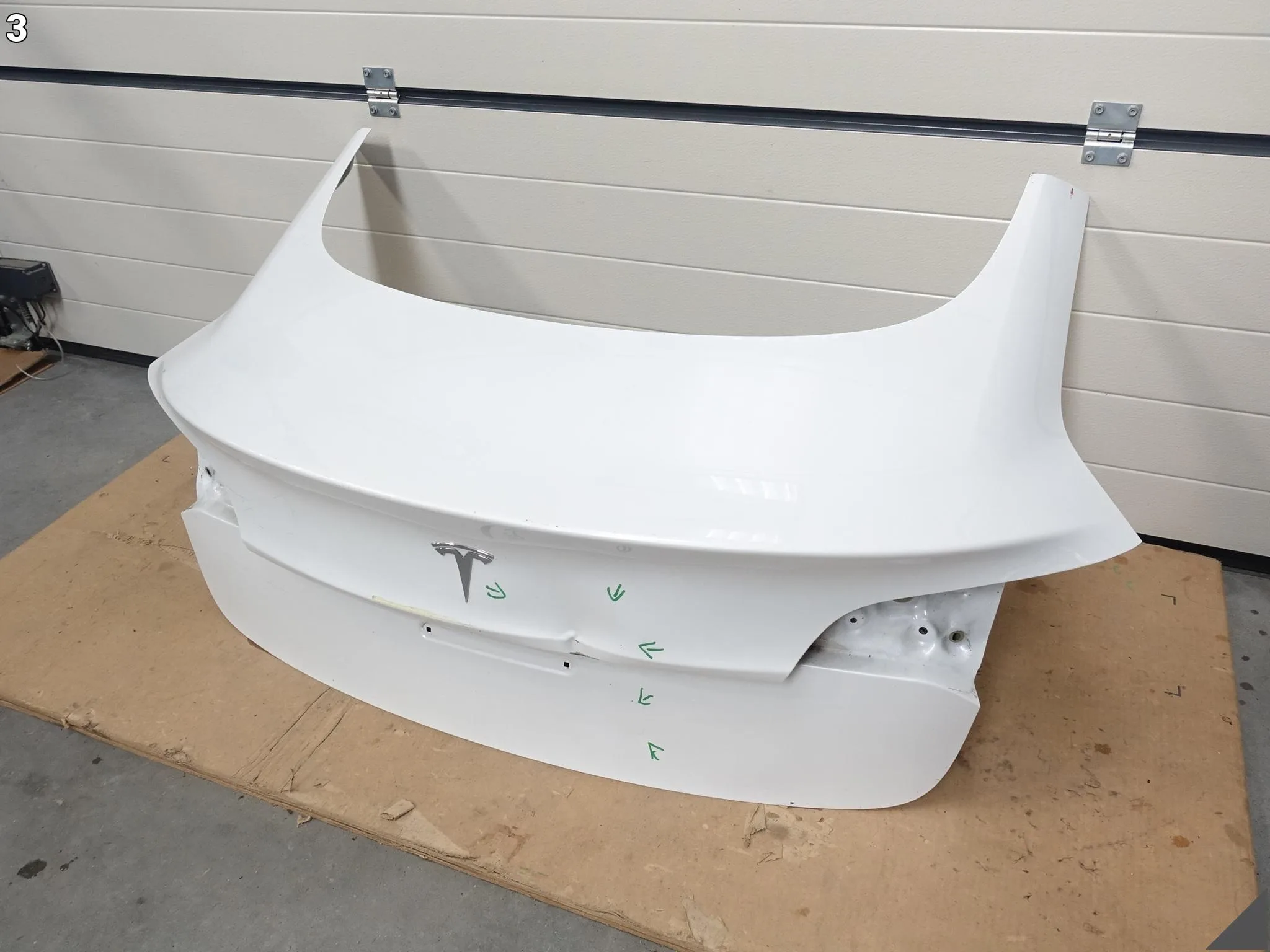 TESLA MODEL 3 17-23 LIFT KLAPA POKRYWA BAGAŻNIKA TRUNK LID TYŁ 87f76f12faec298c30f758ae95a35b11