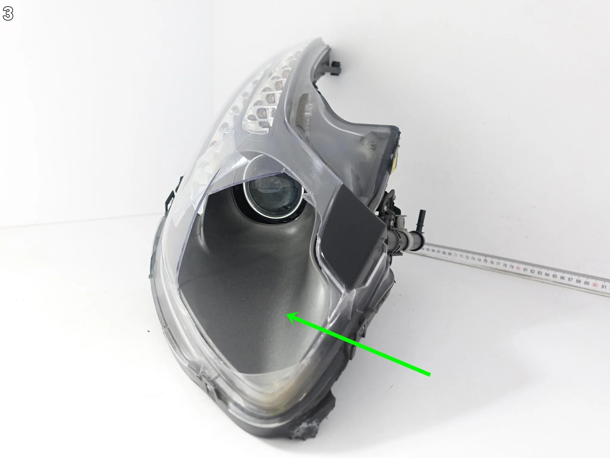 FERRARI FF F151 11-16 LAMPA XENON + LED PRAWA PRZÓD EUROPA USZKODZONA 15194c82af097df36b5fcae640c8ec49