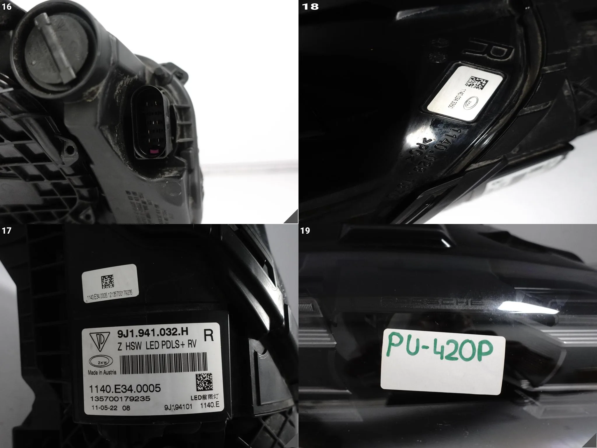 PORSCHE TAYCAN 9J1 19-24 LAMPA FULL LED MATRIX PDLS+ PRAWA PRZÓD EUROPA 6c12fff8e01b48634e9502c63b300e7f