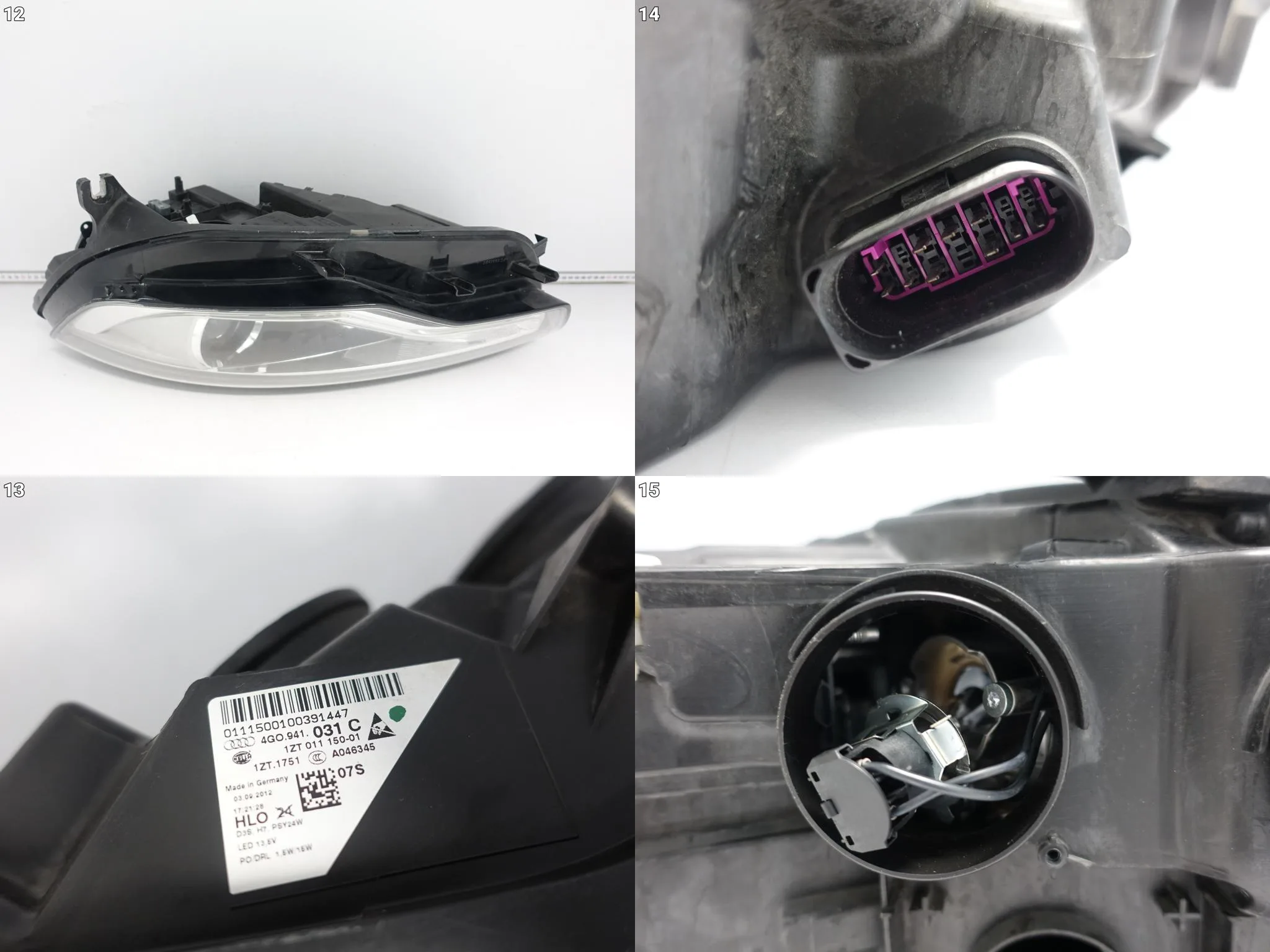 AUDI A6 S6 4G0 C7 11-14 LAMPA XENON + LED SKRĘTNA LEWA PRZÓD EUROPA dd187559ab2ac969f0cf8fa0ea806817