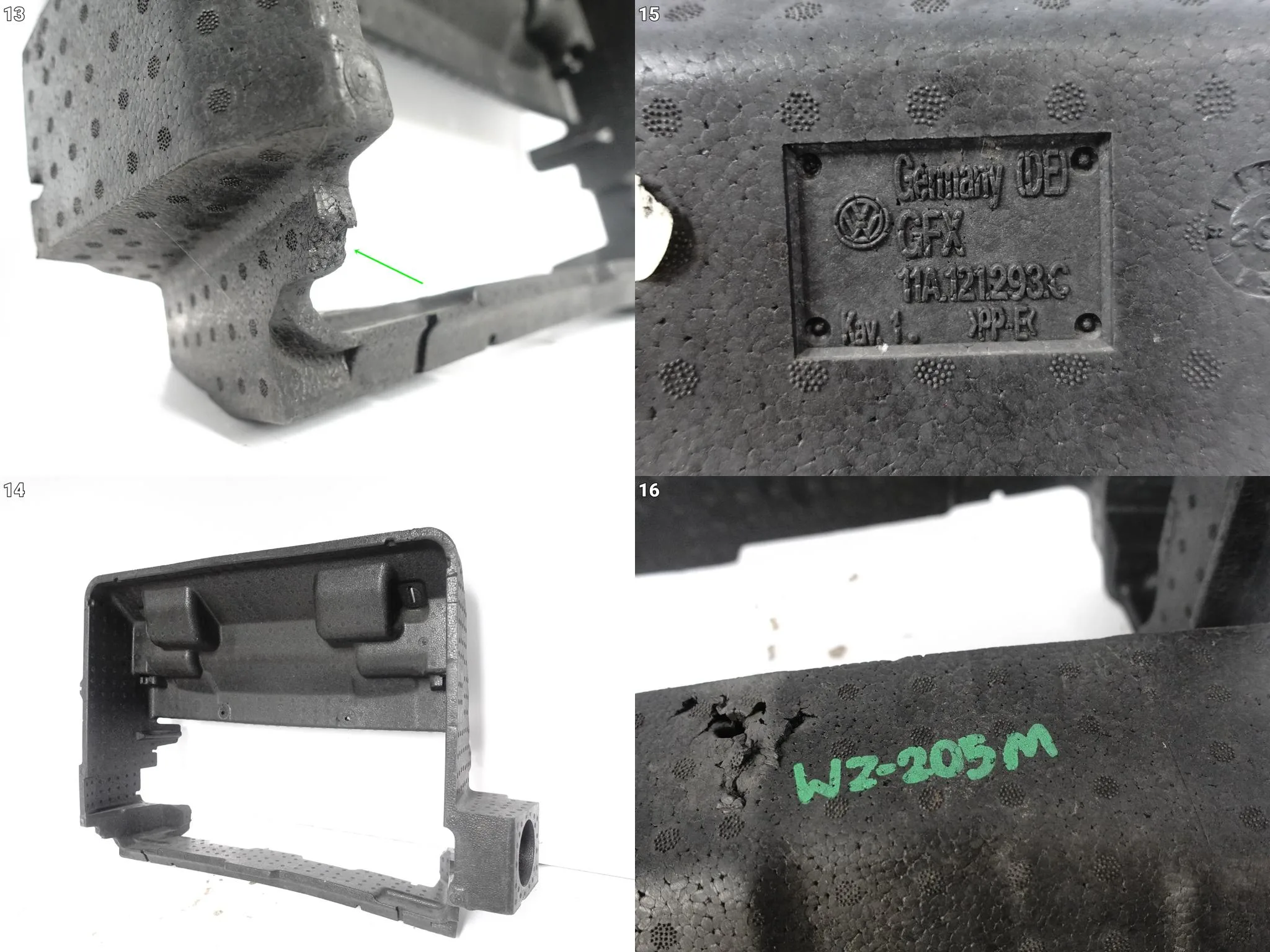VW ID.4 ID4 E21 11A AUDI Q4 E-TRON 89A ABSORBER KIEROWNICA POWIETRZA PRZÓD b846b6b17b080bbb3be354dca01296d4