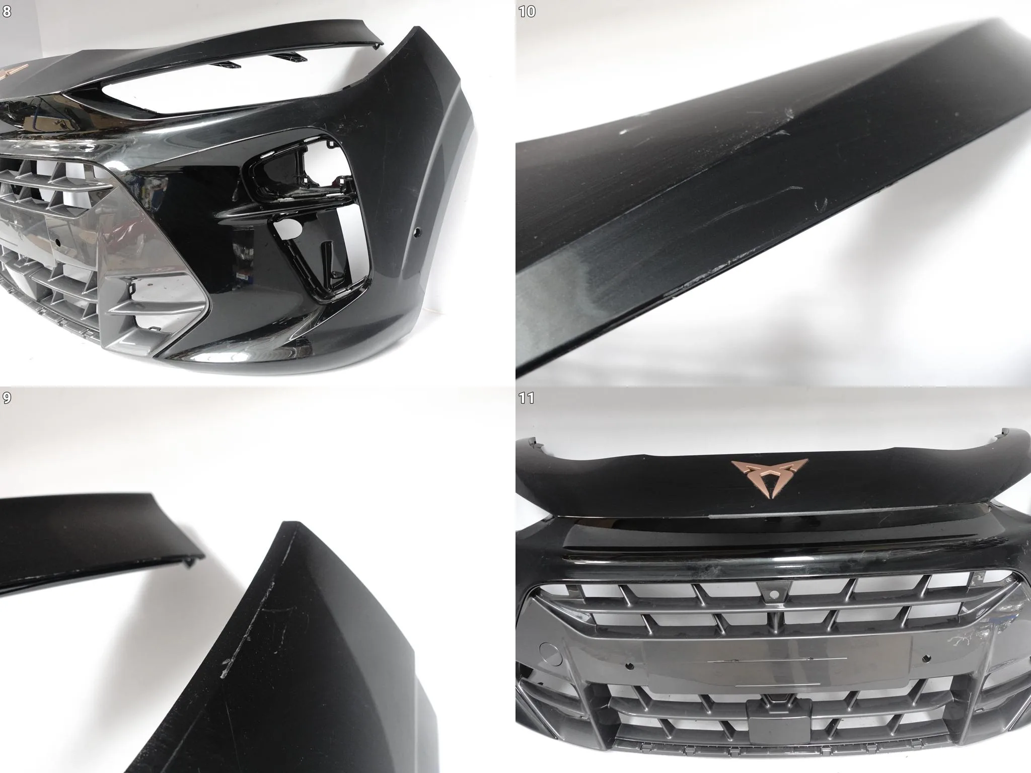 CUPRA TERRAMAR VZ 578 24- ZDERZAK BUMPER GRILL ATRAPA PRZÓD (PDC) 8204182699b135d6b78ec8b800fb87d0