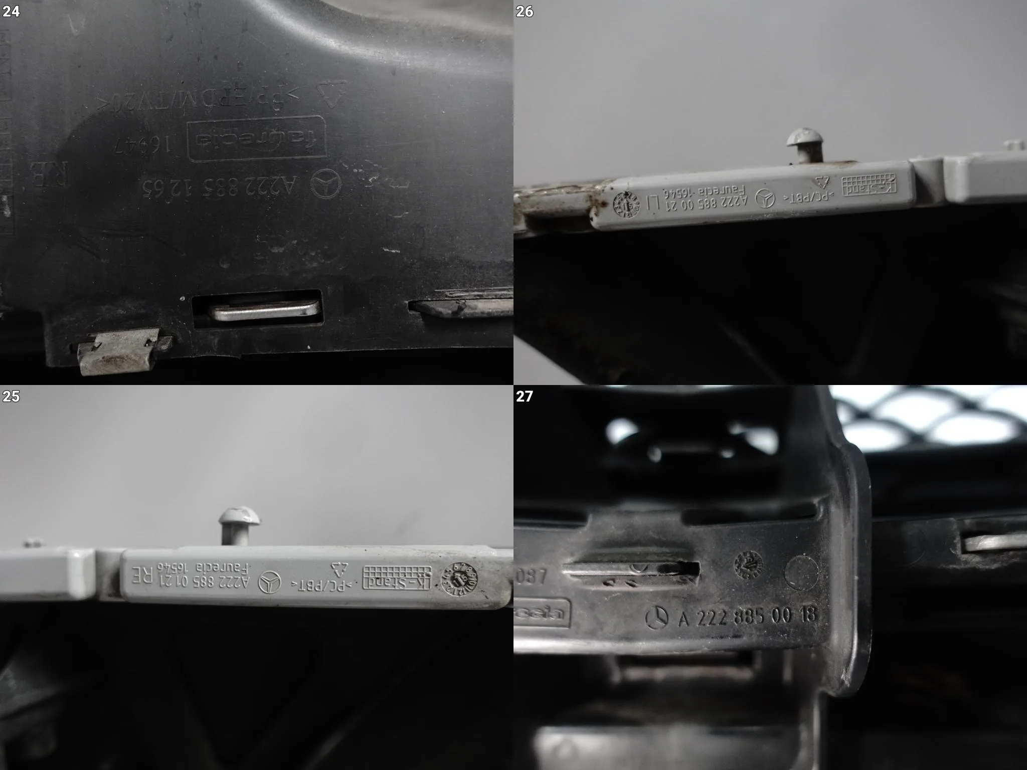 MERCEDES S-KLASA S63 S 63 W222 AMG 13-17 ZDERZAK SPOILER ATRAPA PRZÓD (PDC) a32edf3639cd6a58e41f21a6ea6defc1
