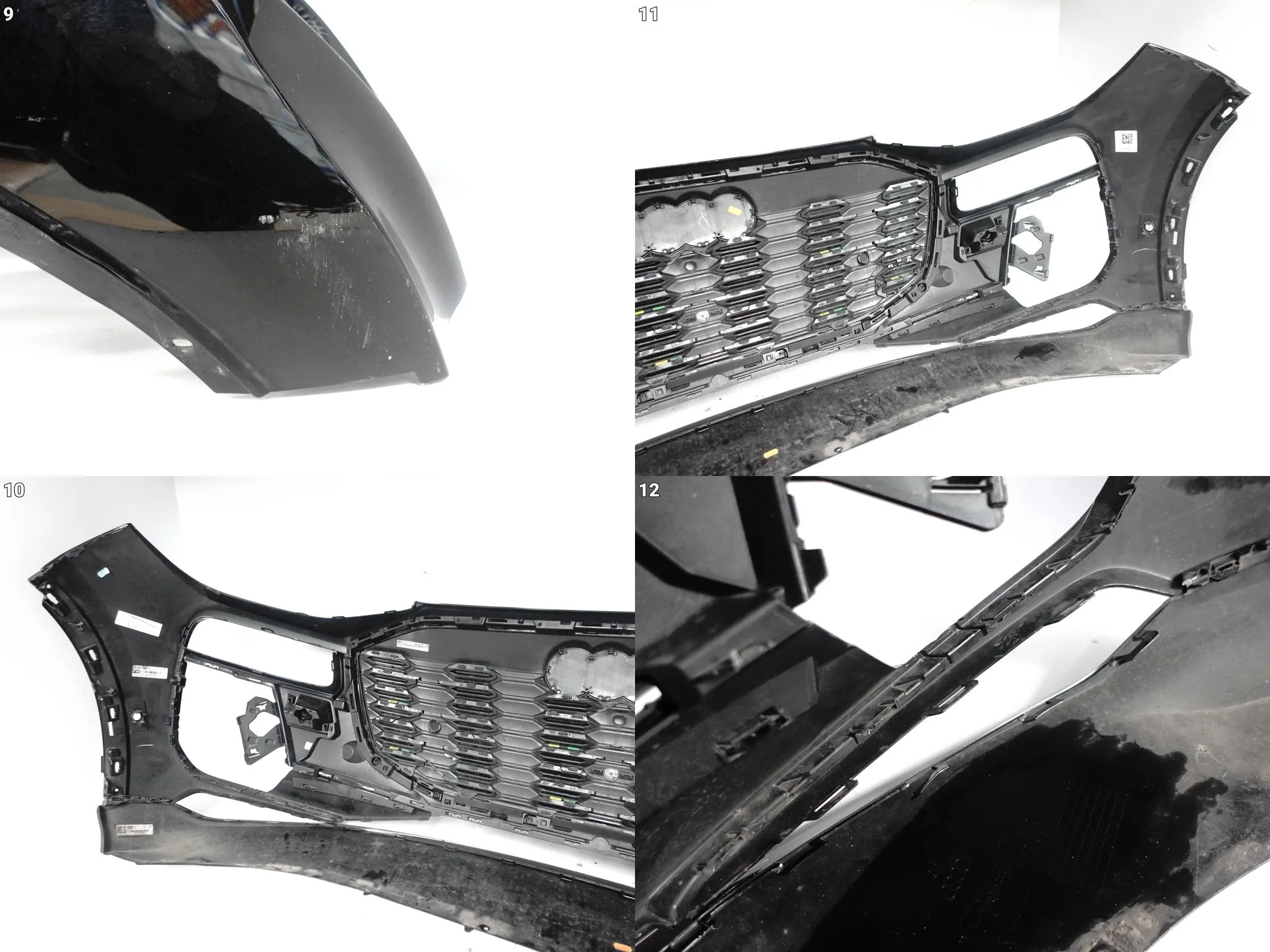 AUDI Q6 SQ6 E-TRON 85H S-LINE 23- ZDERZAK SPOILER GRILL ATRAPA (SPRYSKI/PDC a66b77a746c03335c5884e24d6b80405
