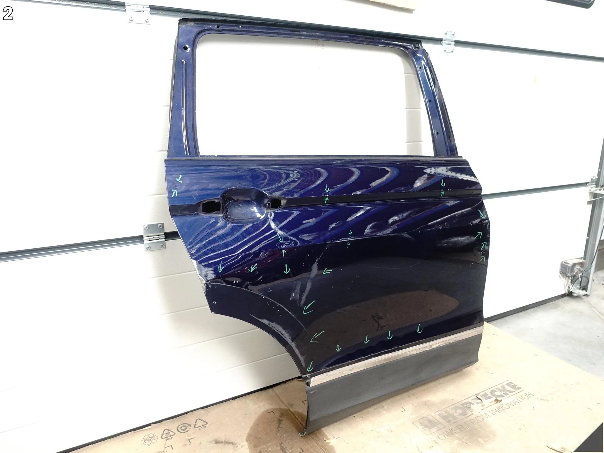 VW TIGUAN ALLSPACE II 2 5NL 5NN 16-24 DRZWI DOOR PRAWE TYŁ 6b60569912407d8f4281eeb027ffd9ec
