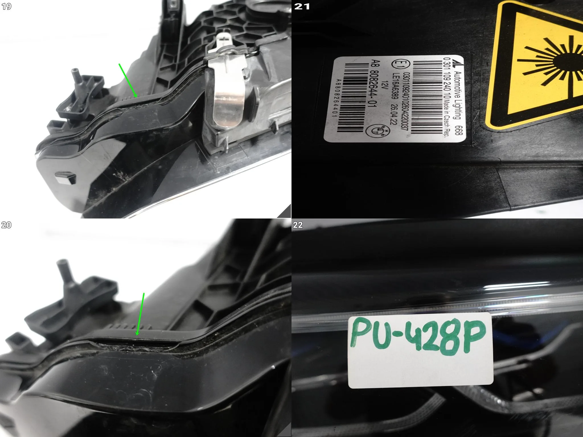BMW M8 F91 F92 F93 8 G14 G15 G16 LAMPA LASER PRAWA PRZÓD SHADOW LINE EU b58fabf9154a4fa58f9f7c490804d8e4