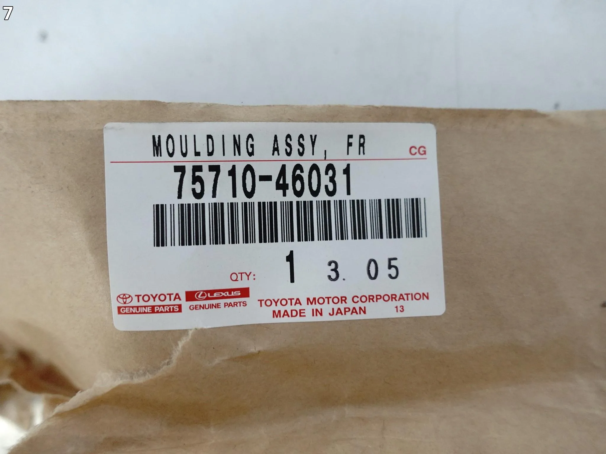 LEXUS RZ 450e 300e EB10 EB20 23- LISTWA ZGARNIAJĄCA SZYBY DRZWI PRZÓD PRAWA 4dff66772ceb8f7f176e1a54de1e54ab