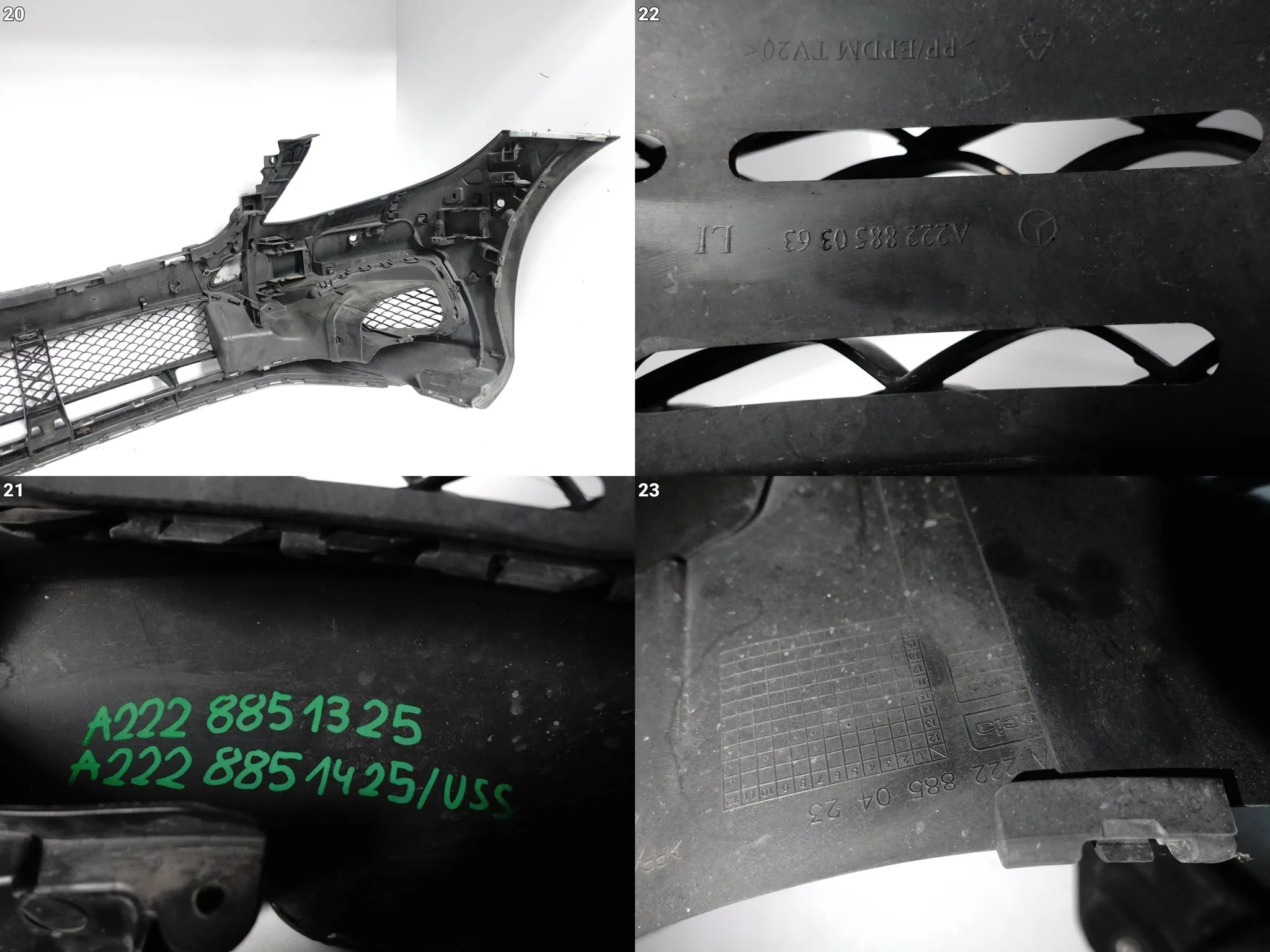 MERCEDES S-KLASA S63 S 63 W222 AMG 13-17 ZDERZAK SPOILER ATRAPA PRZÓD (PDC) 650c33d2a867ba8ea639563a8e3d8d8d