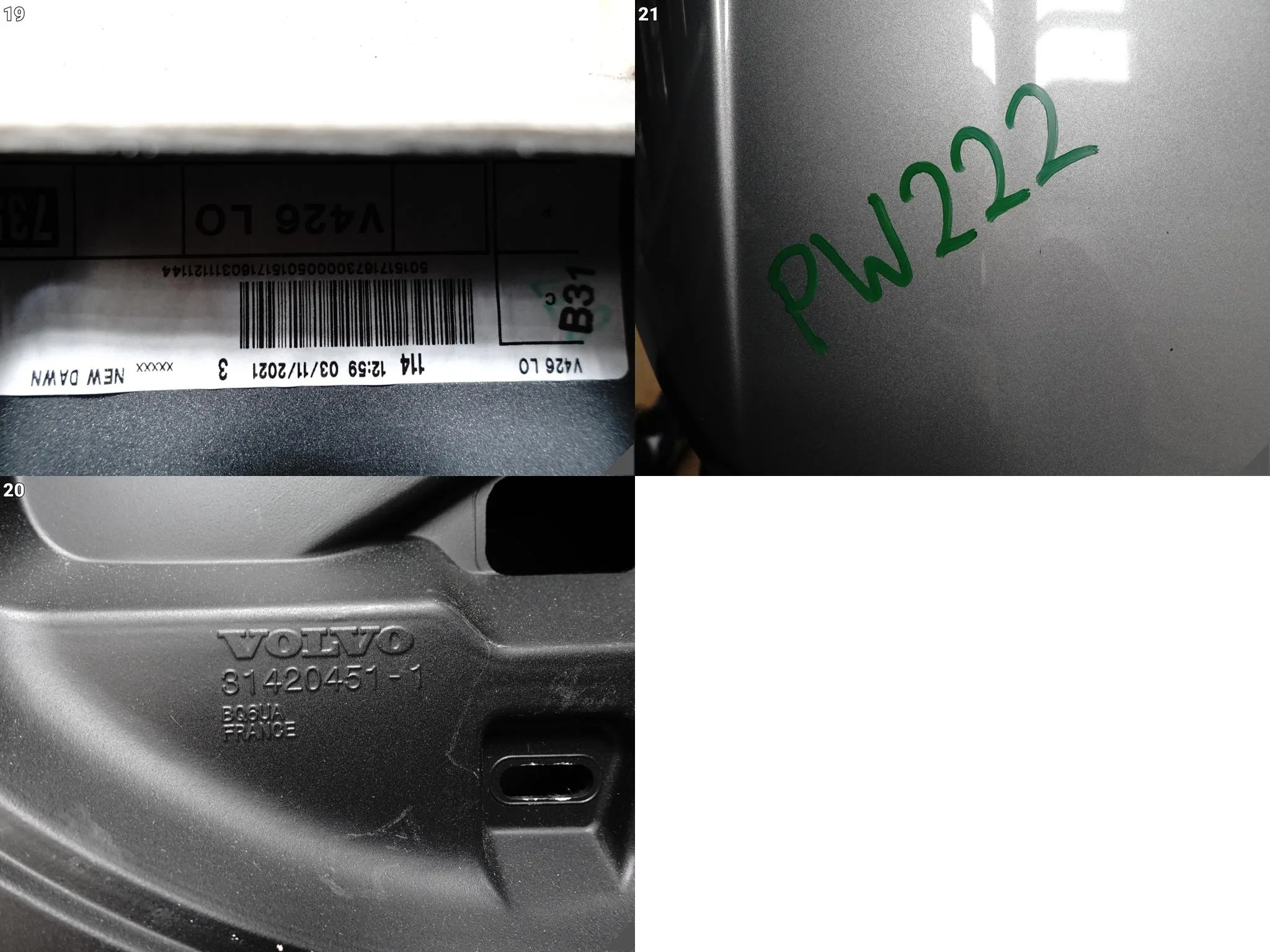 VOLVO XC60 II LIFT 17- KLAPA POKRYWA BAGAŻNIKA TYŁ + LAMPA 735 NEW DAWN b55274a4454945a6c27ef60a38f881ac