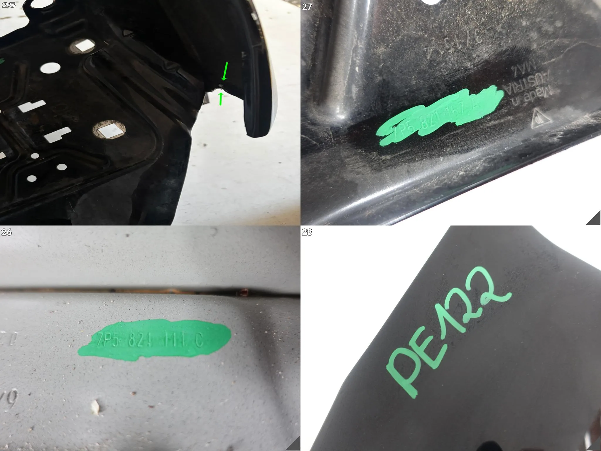 PORSCHE CAYENNE II 7P5 10-14 (PRZED LIFTEM) BŁOTNIK FENDER LEWY PRZÓD bfeee715bcecf4d6d69e172d8825b284