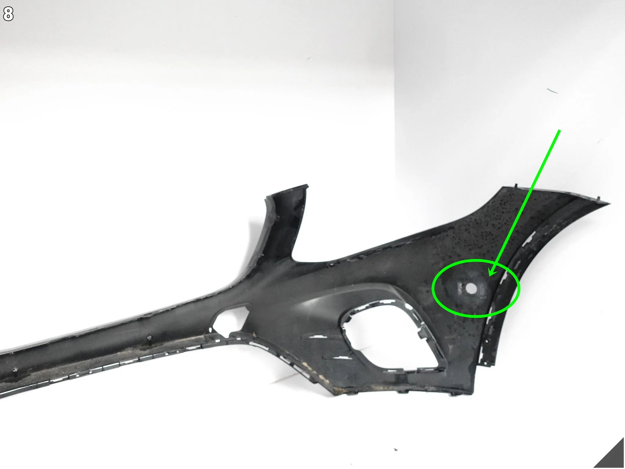 MERCEDES GLC X253 C253 AMG 15-19 ZDERZAK BUMPER PRZÓD (6XPDC) A2538853000 58ece38718f0504d87c60b1ad6be9c61