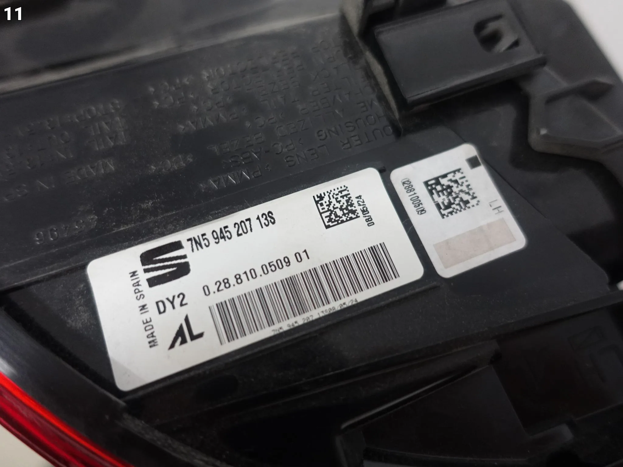SEAT ALHAMBRA II 2 7N5 LIFT 15-20 LAMPA LED LEWA W BŁOTNIK TYŁ EUROPA 229f693f0a3dabcd2ec5f8ed511f0341
