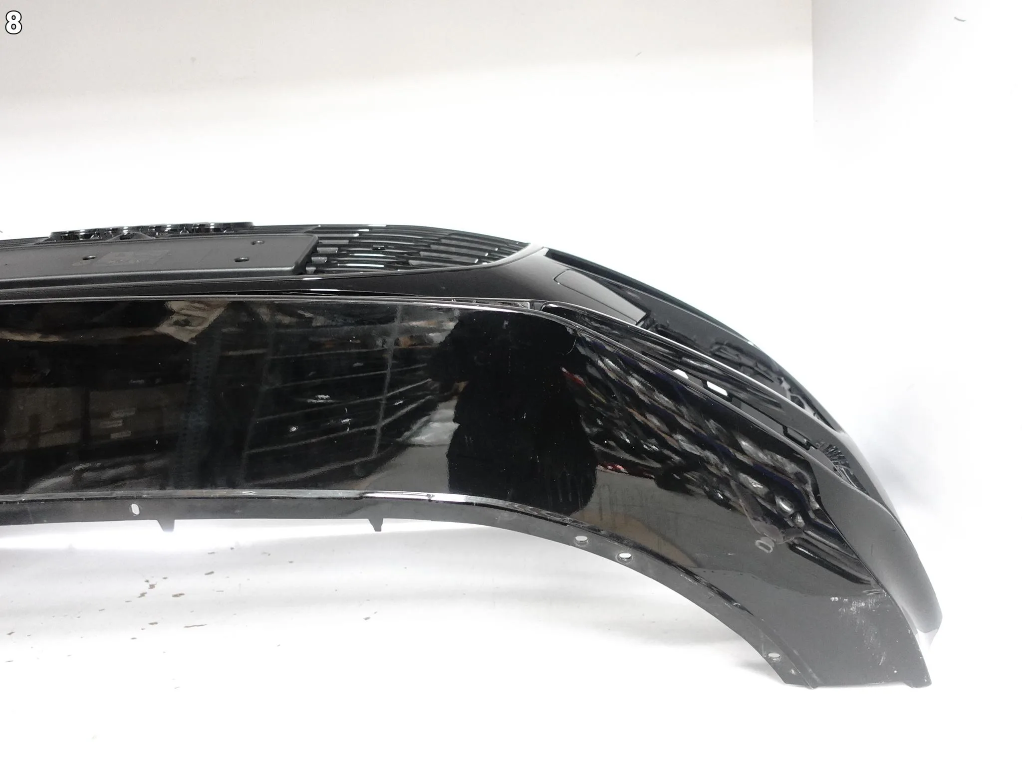 AUDI Q6 SQ6 E-TRON 85H S-LINE 23- ZDERZAK SPOILER GRILL ATRAPA (SPRYSKI/PDC f04a5406a688707c731dec23e7b63605